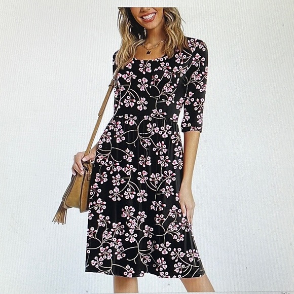 NWT Cathy loose boho comfy dress L-XL - Picture 2 of 13